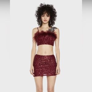 NWT Forever 21 Sequin 2 Piece Set